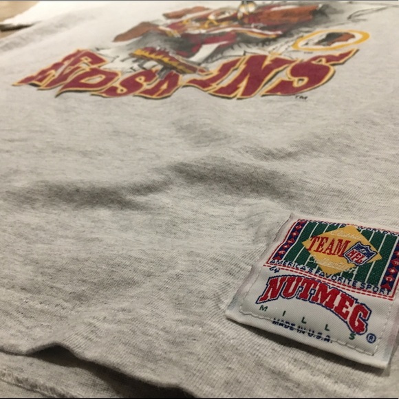 Vintage 90s Washington Redskins 2 Sided T Shirt 🏈 - Picture 5 of 8